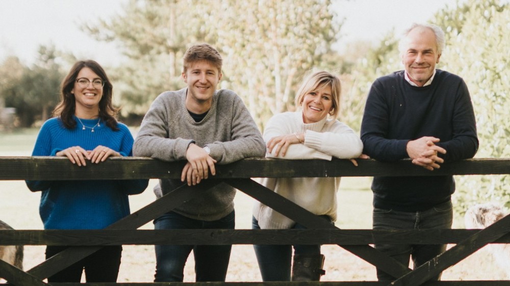 Today's Coulbeck clan: Rosie, Jack, Louise and Andy
