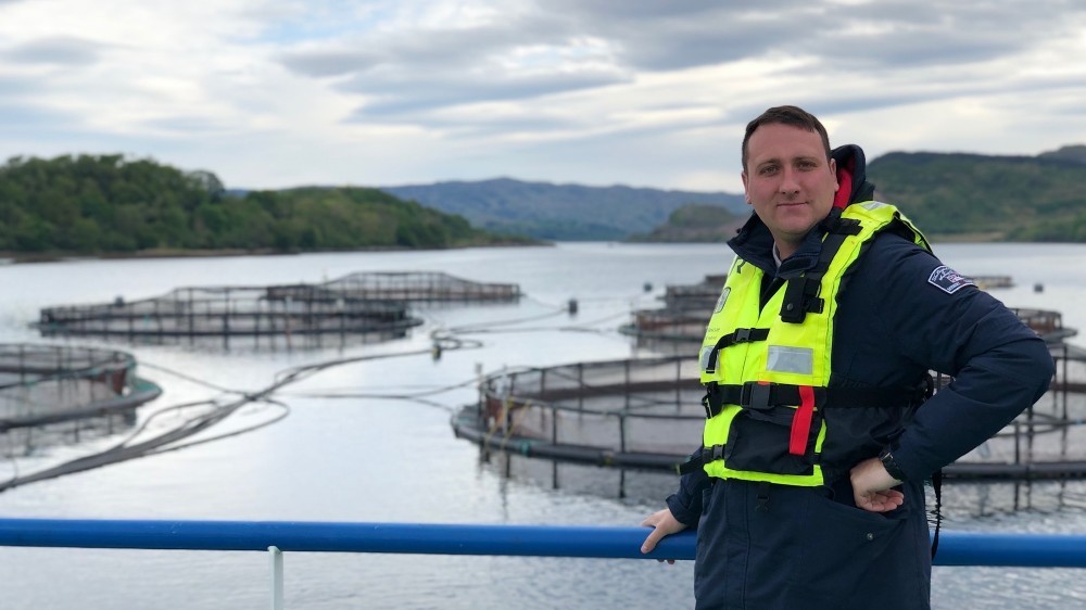 Our factory manager, Luke, during recent inspections of our Scottish suppliers
